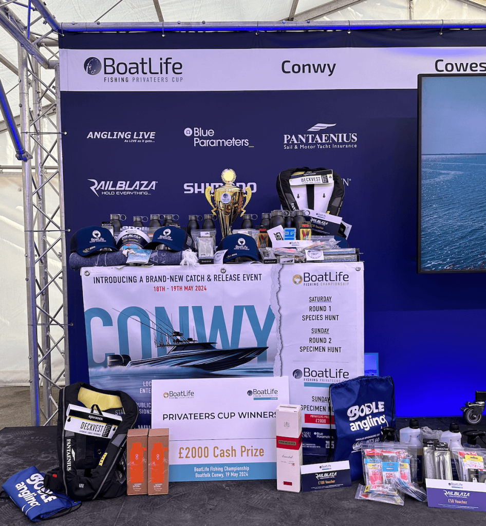 prize table at Conwy